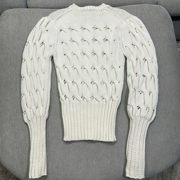 Zara Knit Sweater with Cutouts - Picture 5 of 5
